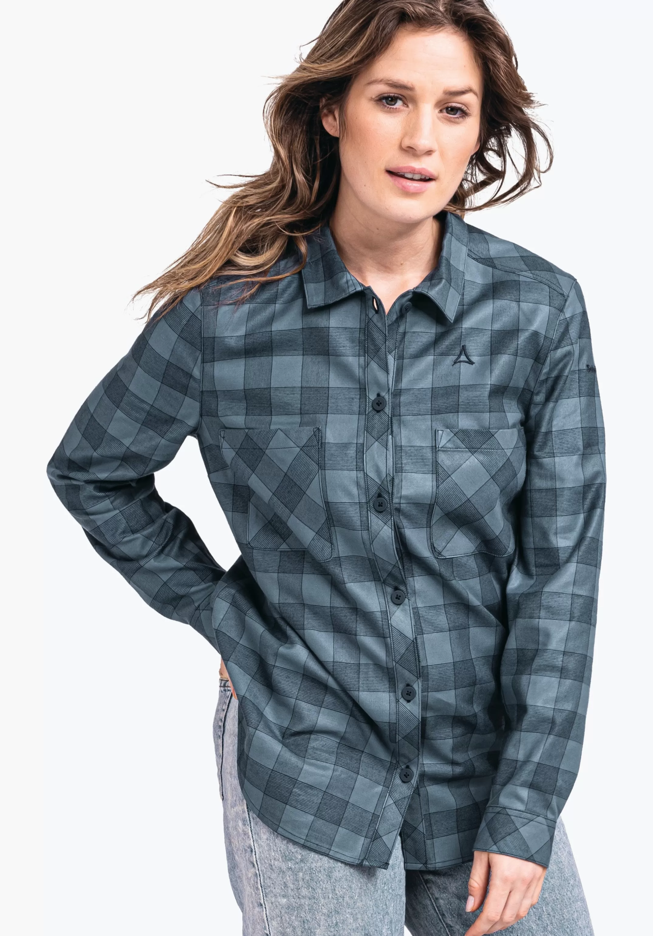 SCHÖFFEL Blouse décontractée en Tencel mélangé