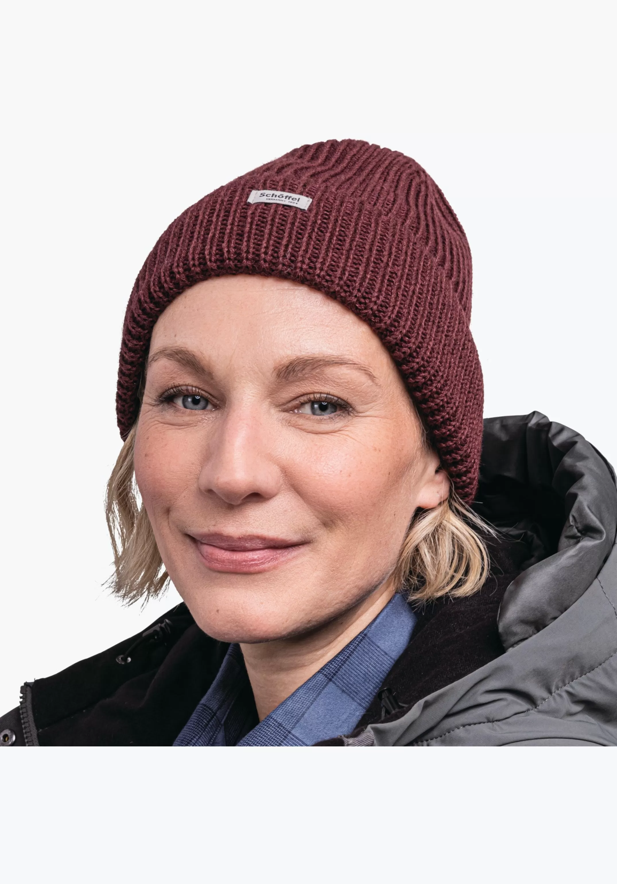 SCHÖFFEL Bonnet tricoté chaud avec serre-tête polaire