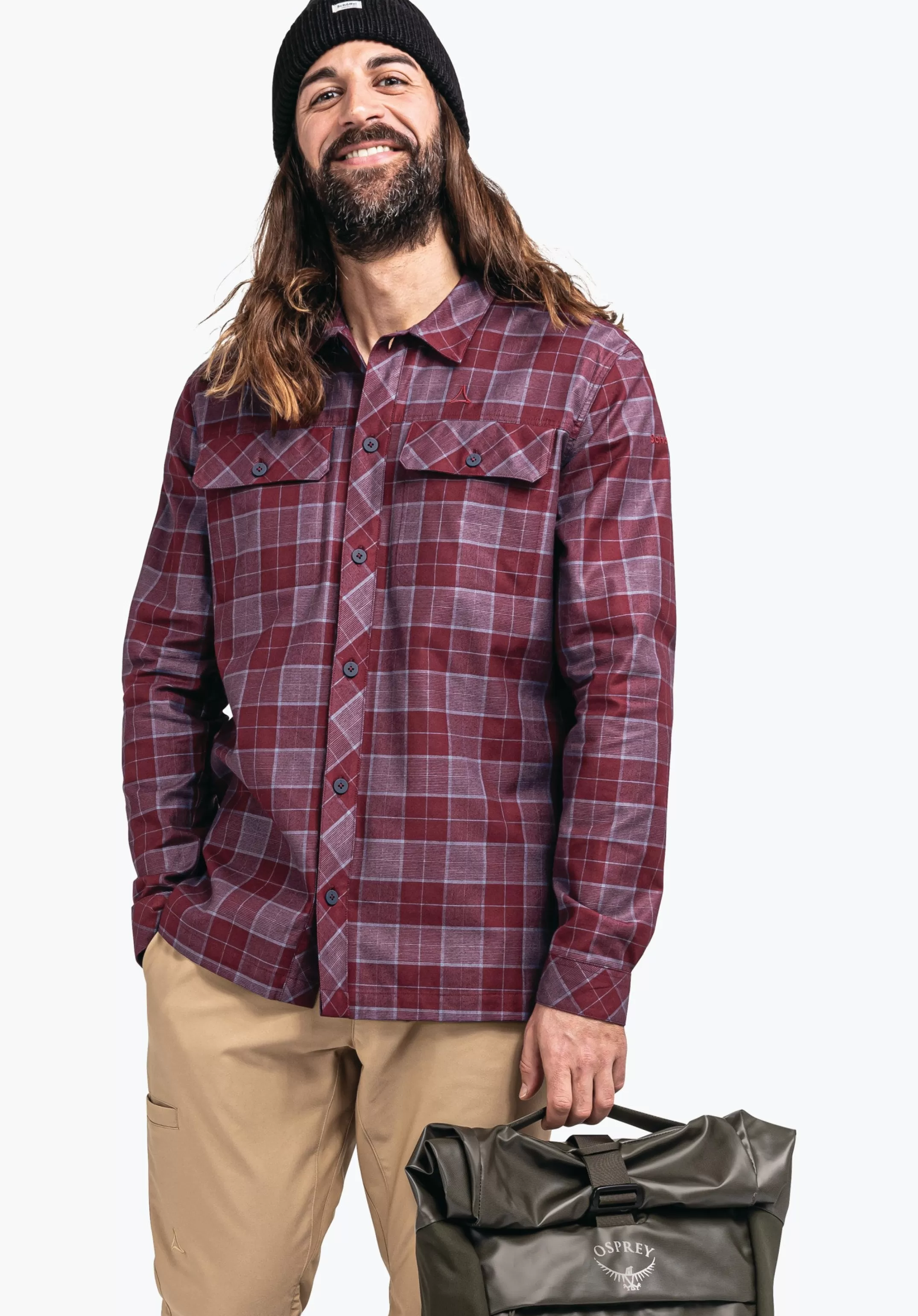 SCHÖFFEL Chemise décontractée en Tencel mélangé