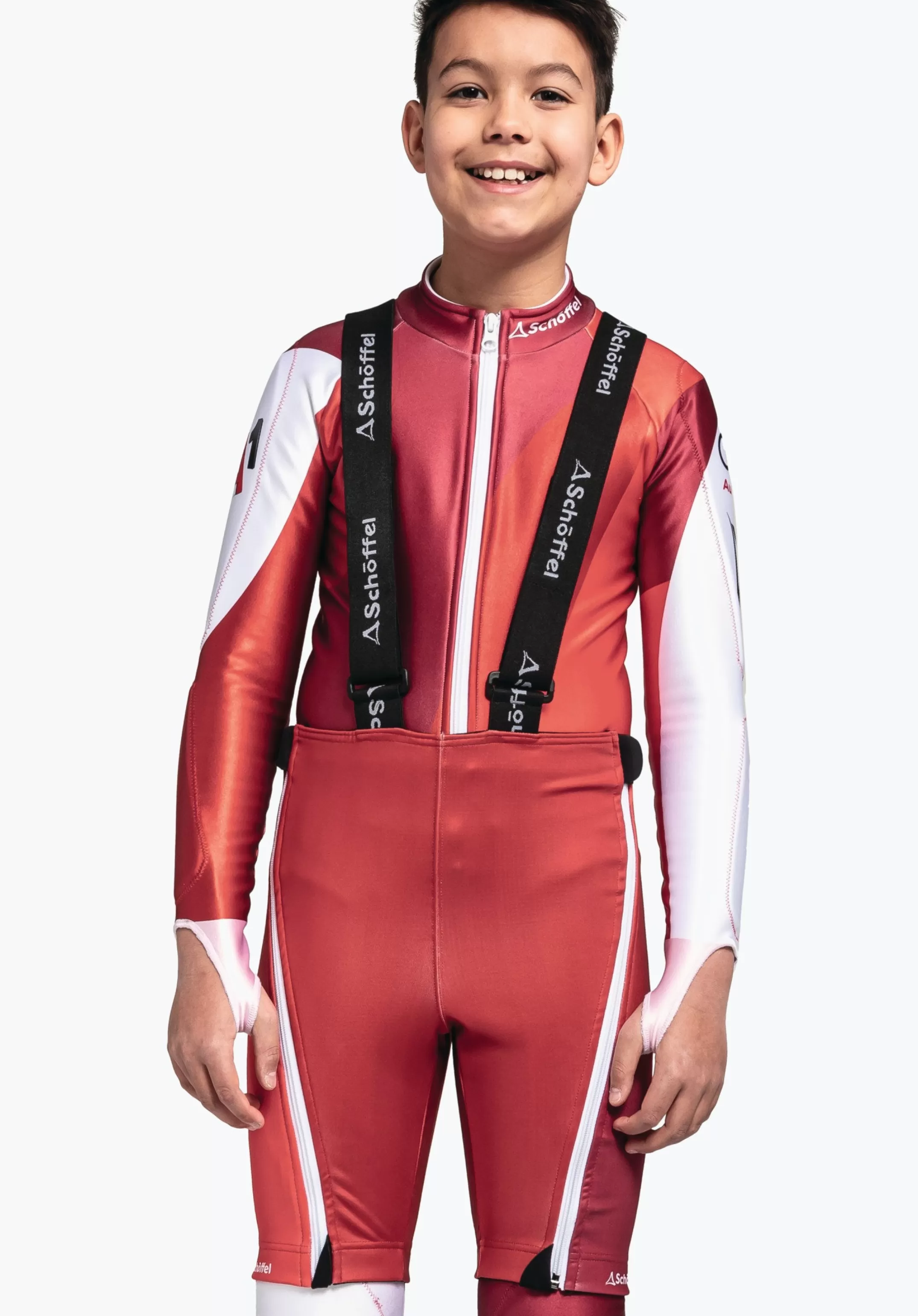 SCHÖFFEL Couvre-pantalon de course pour enfants au look ÖSV