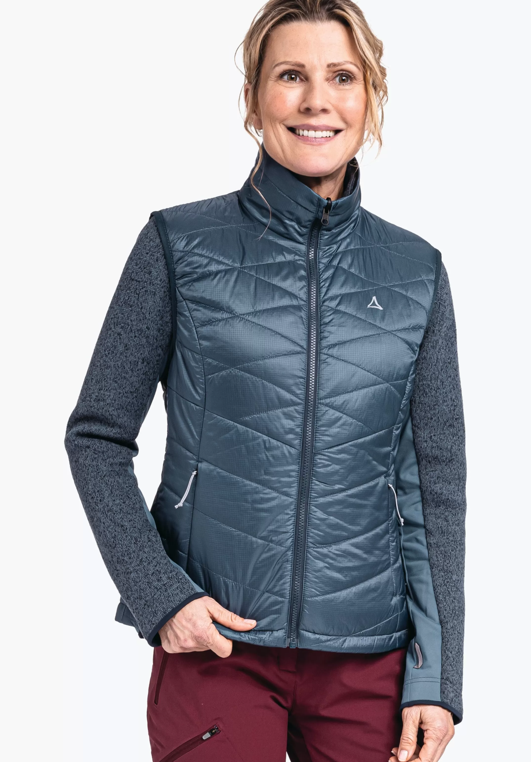 SCHÖFFEL Gilet randonnée coupe-vent et matelassé