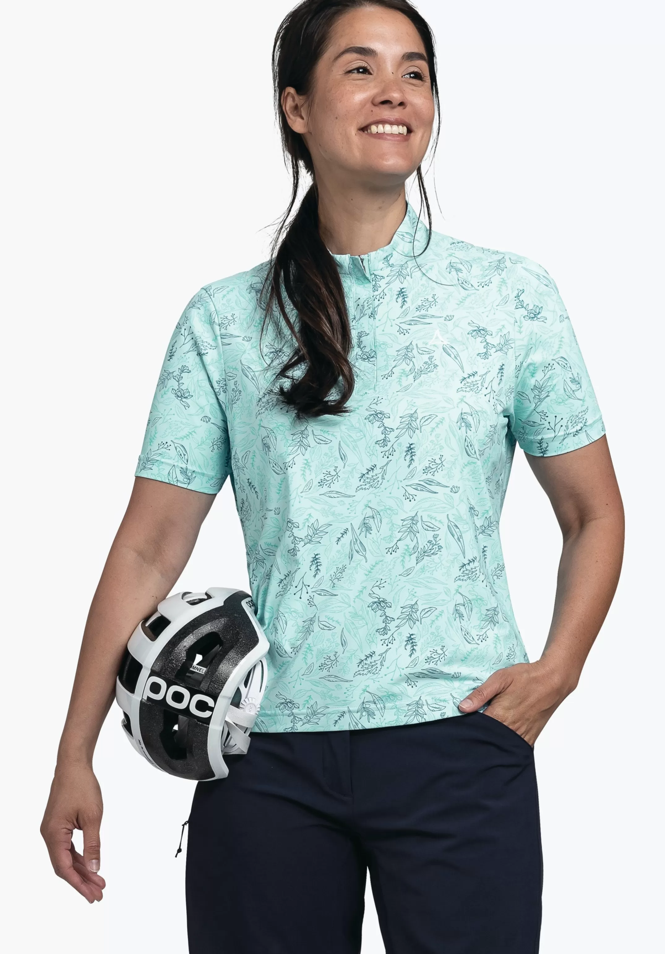 SCHÖFFEL Maillot de cyclisme léger, zippé à moitié