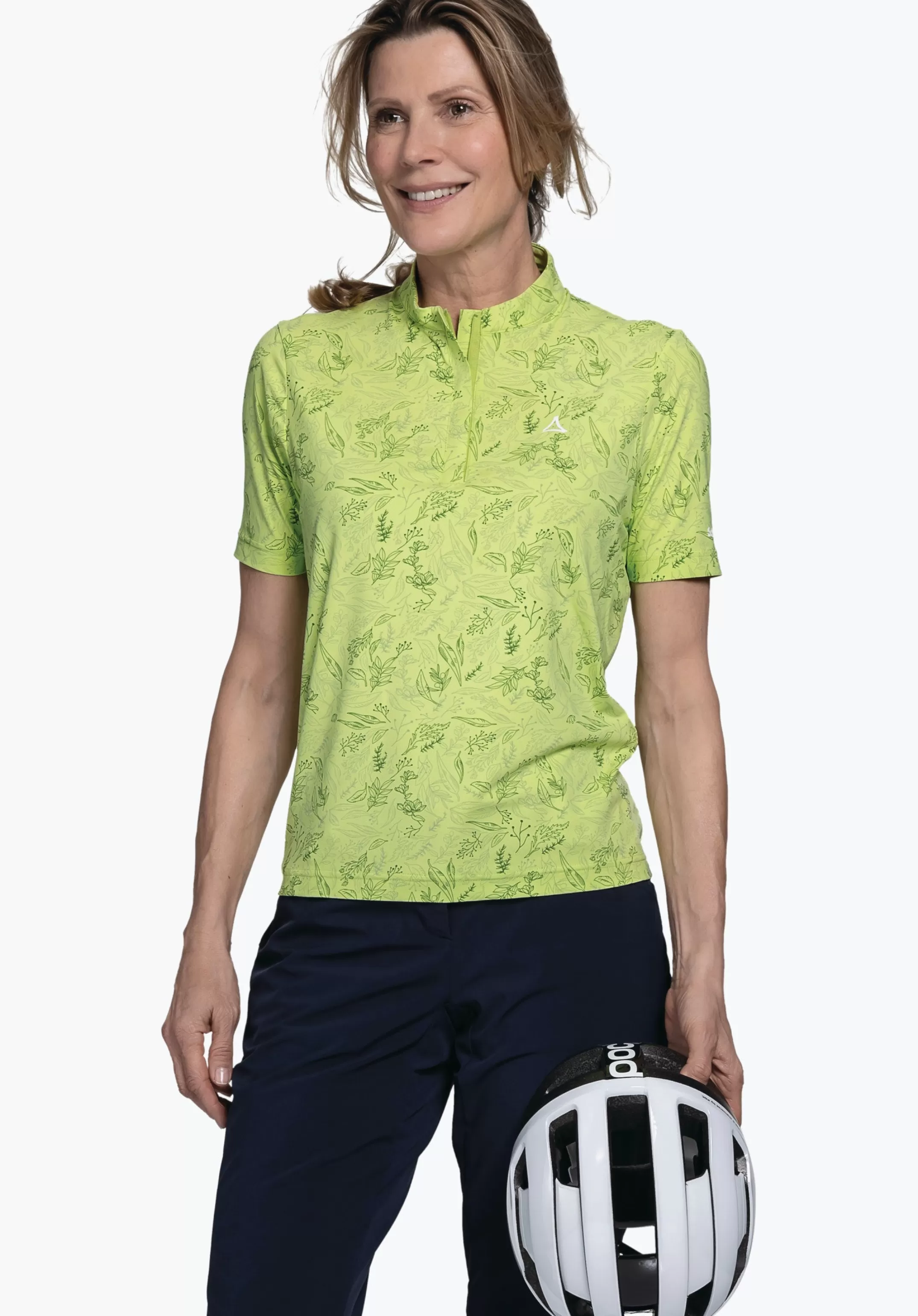 SCHÖFFEL Maillot de cyclisme léger, zippé à moitié