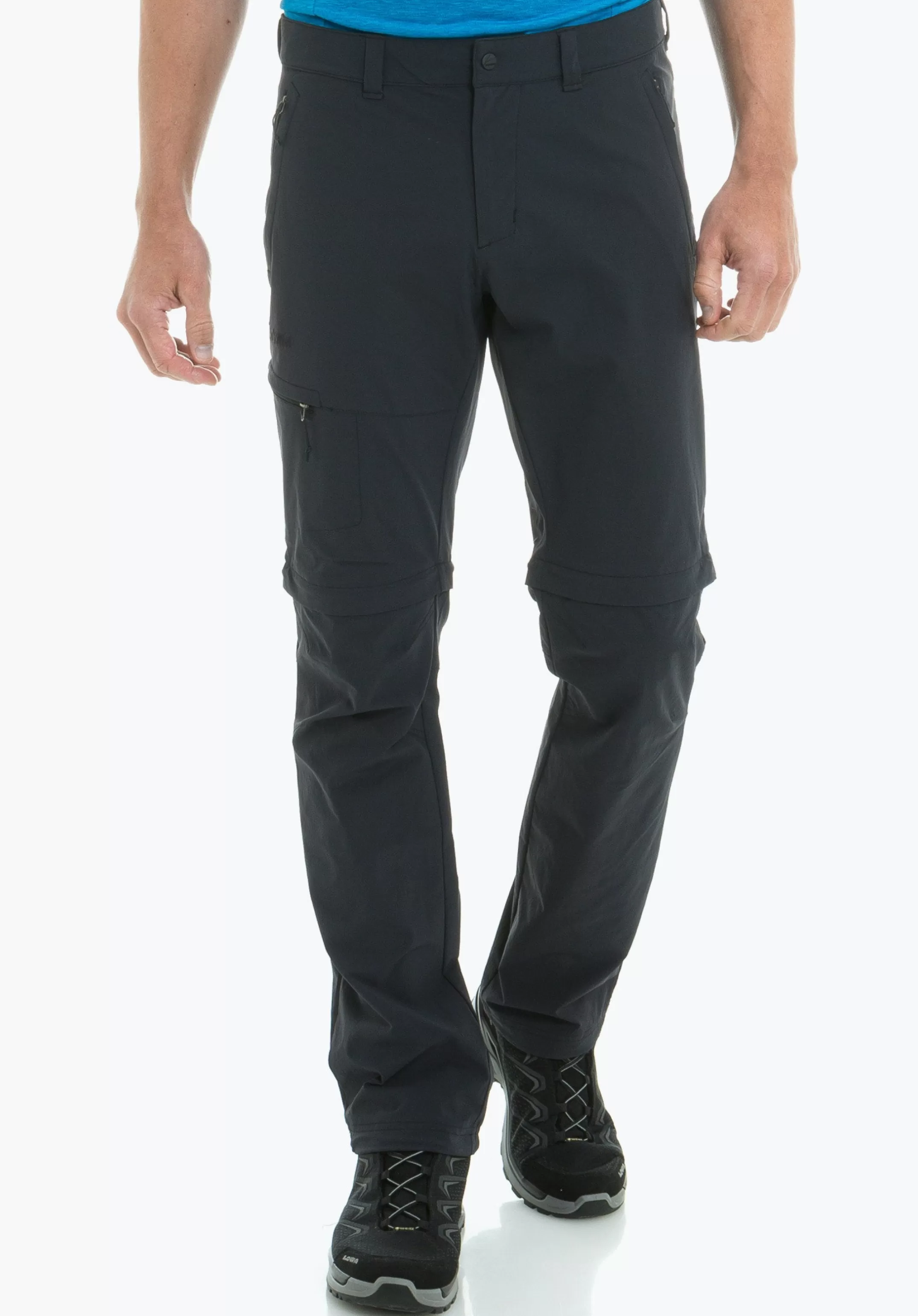 SCHÖFFEL Pantalon de randonnée à séchage rapide avec zip-off