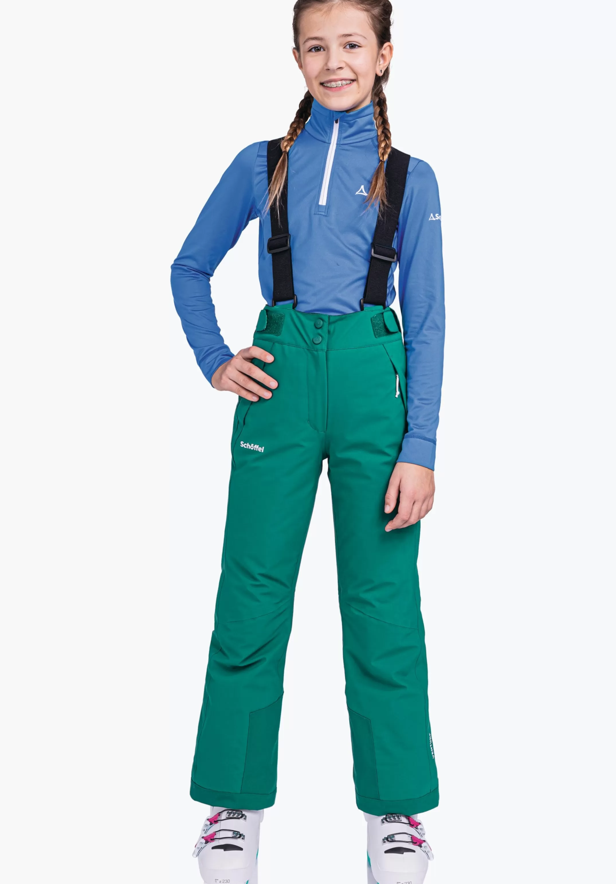 SCHÖFFEL Pantalon ski chaud bretelles élastiques