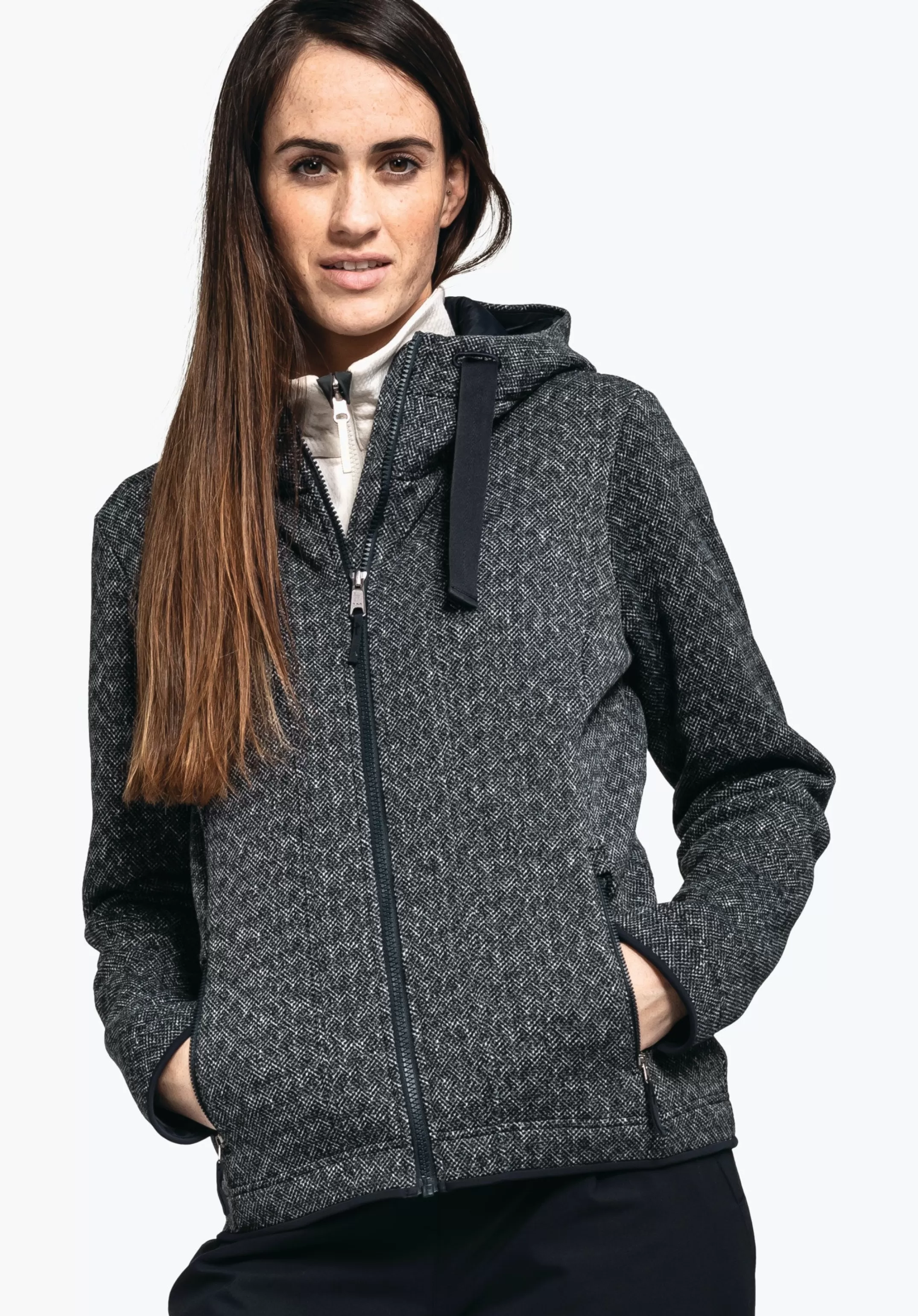 SCHÖFFEL Sweat à capuche mélange polaire très chaud