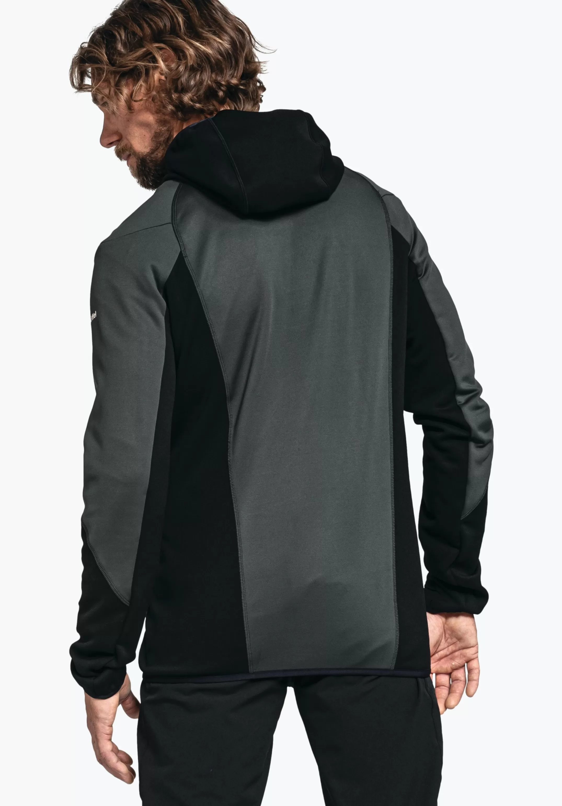SCHÖFFEL Sweat capuche polaire sportif mélange mat.