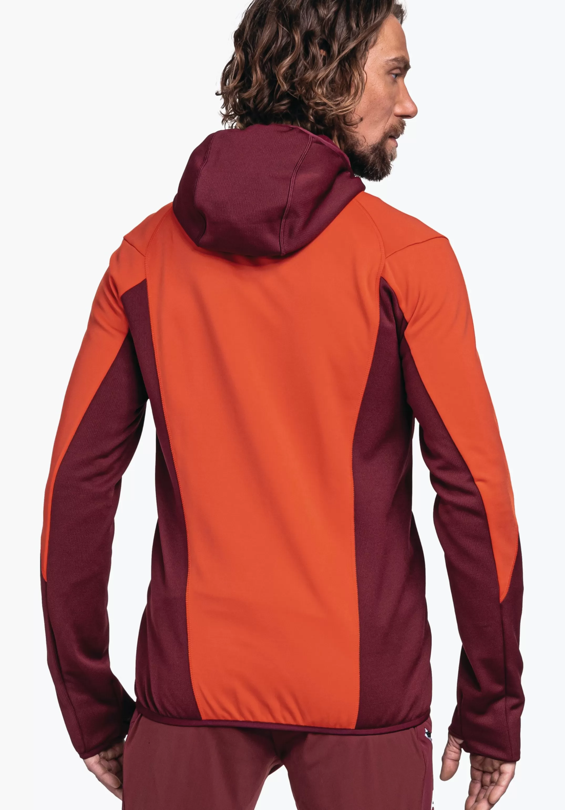 SCHÖFFEL Sweat capuche polaire sportif mélange mat.