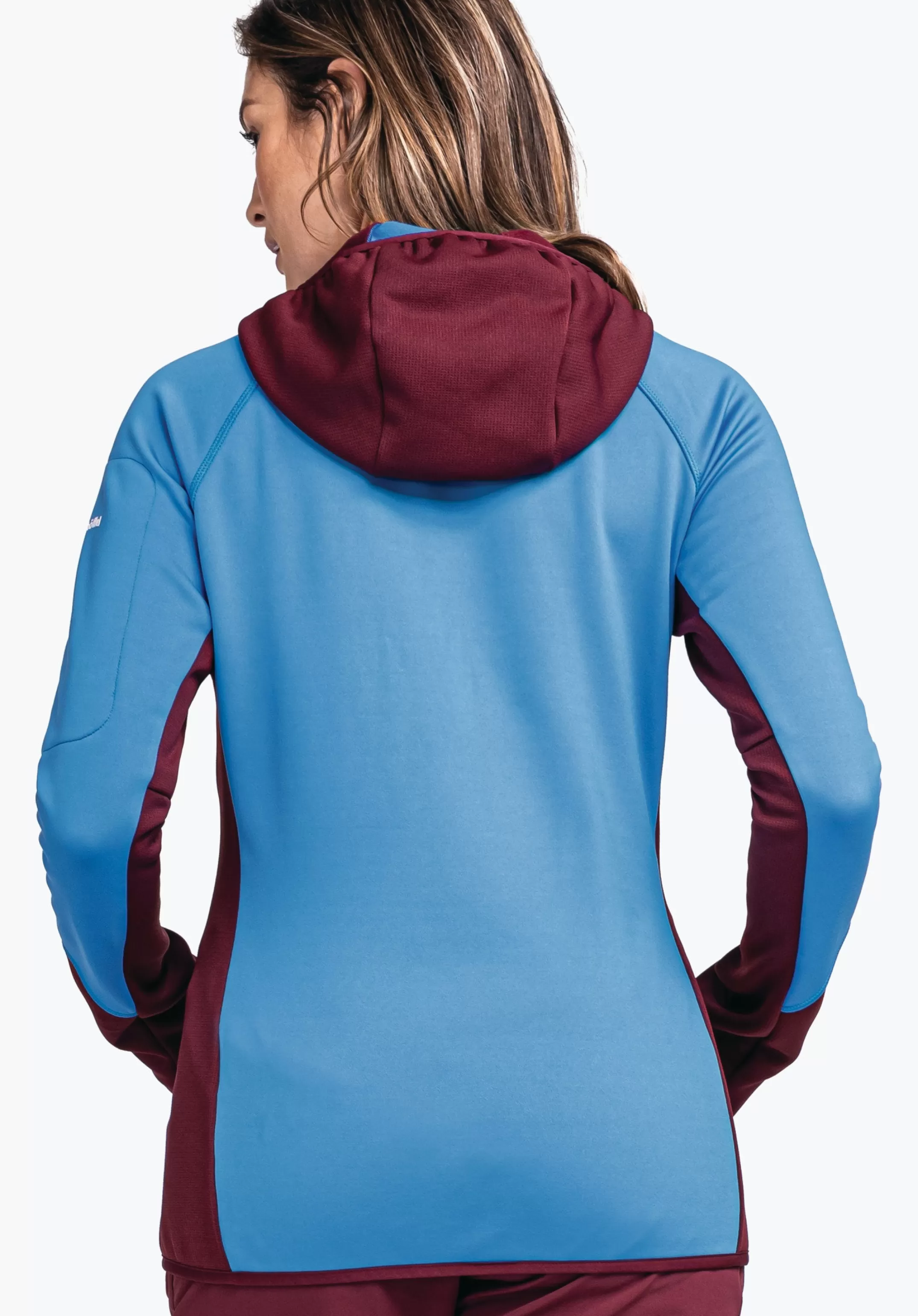 SCHÖFFEL Sweat capuche polaire sportif mélange mat.