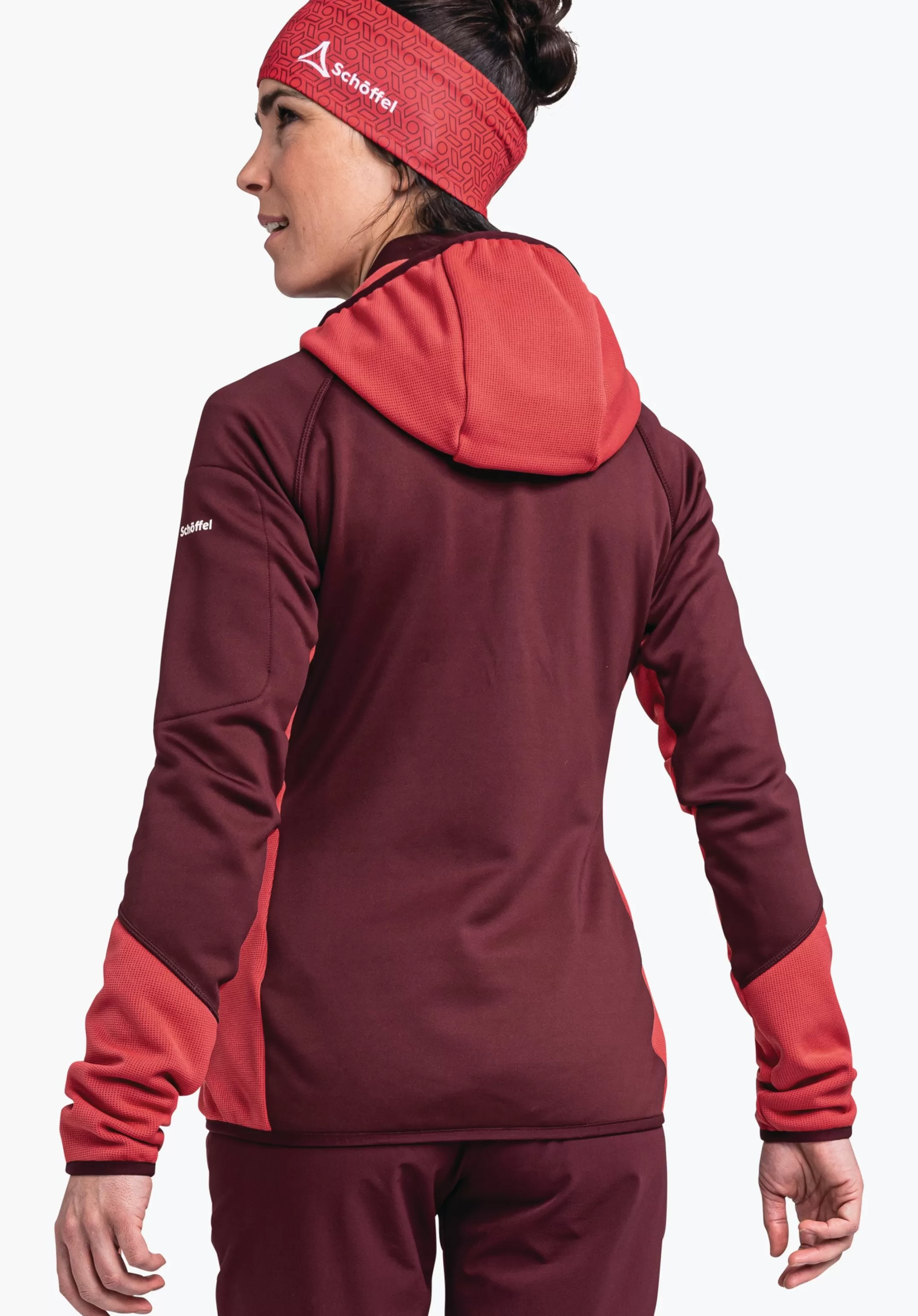SCHÖFFEL Sweat capuche polaire sportif mélange mat.
