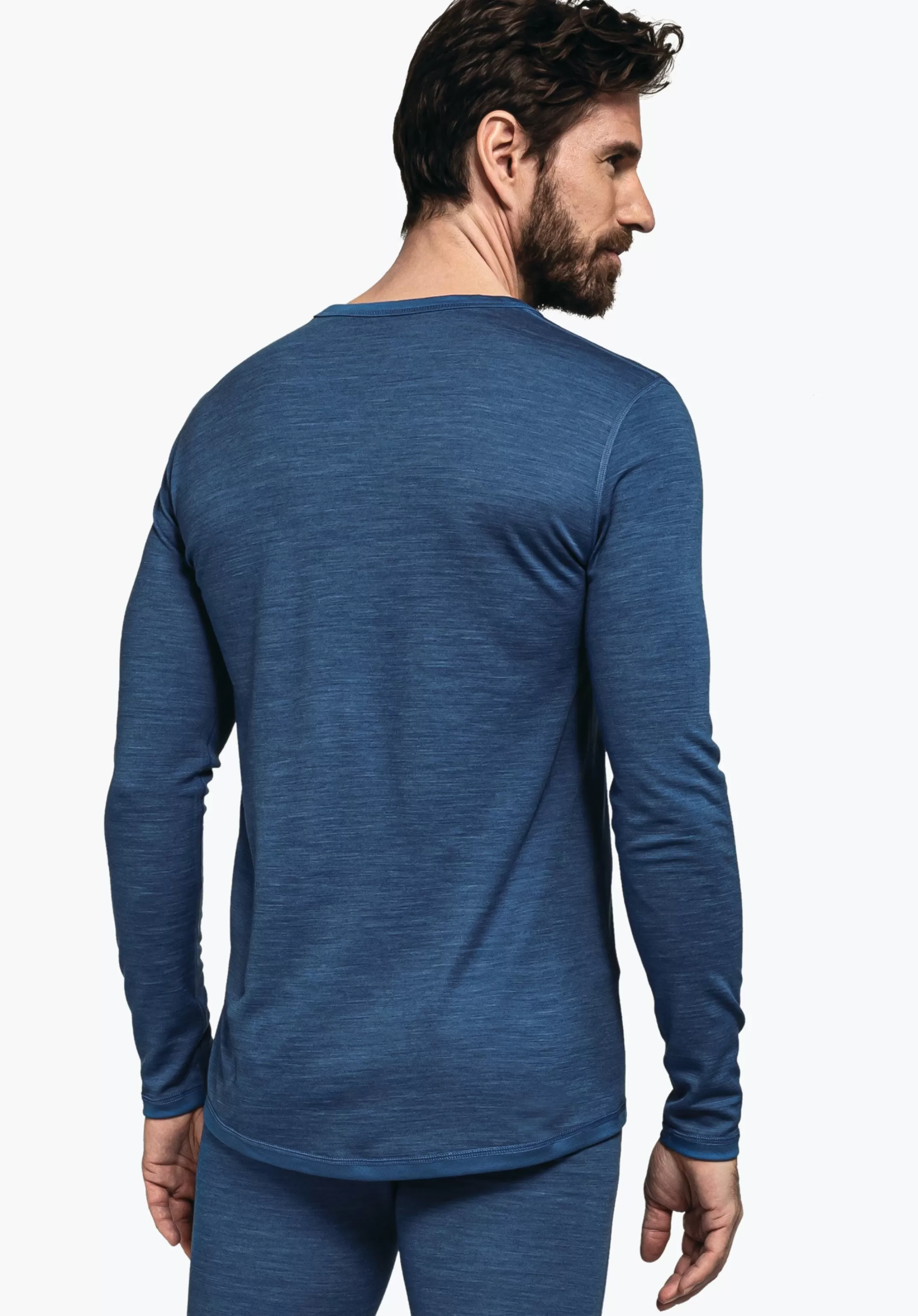 SCHÖFFEL T-shirt long en mérinos avec régulation climatique