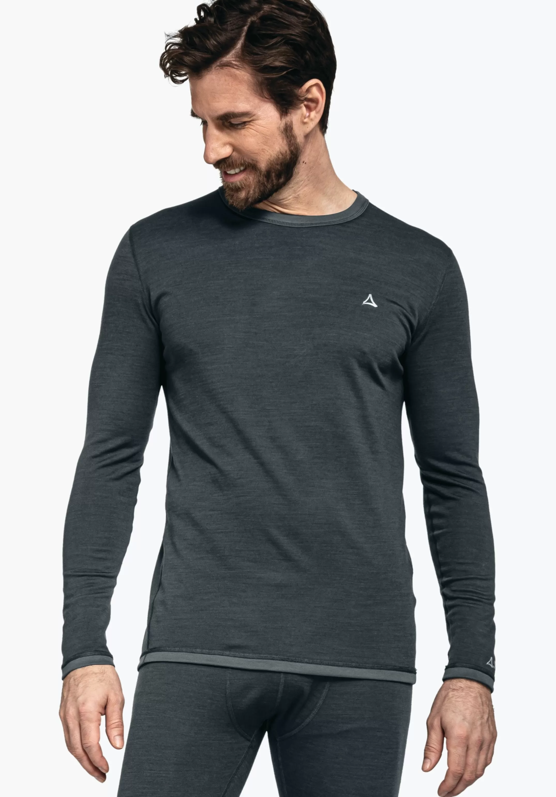 SCHÖFFEL T-shirt long en mérinos avec régulation climatique