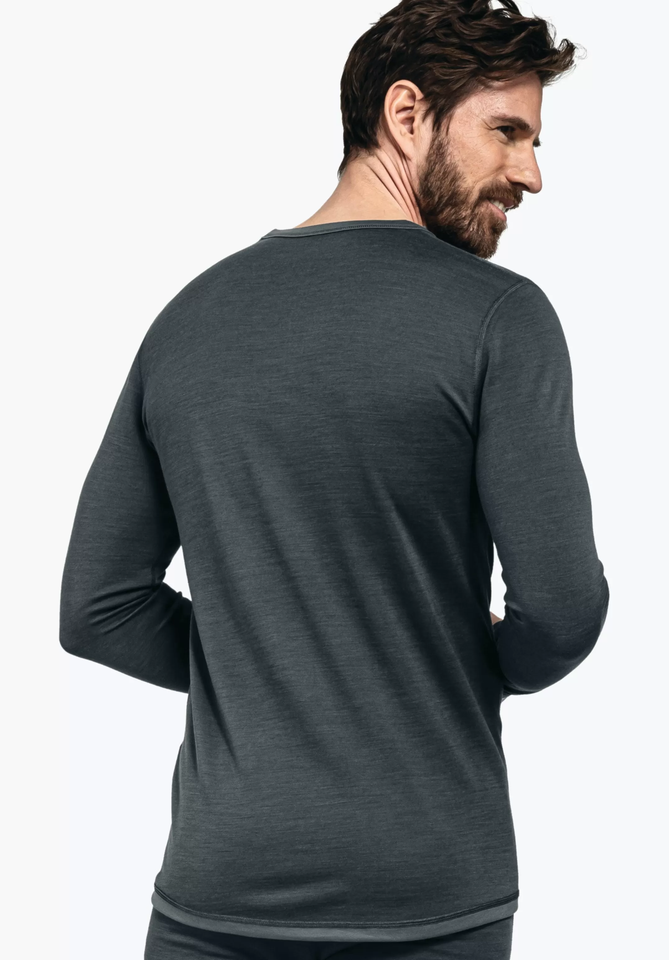 SCHÖFFEL T-shirt long en mérinos avec régulation climatique
