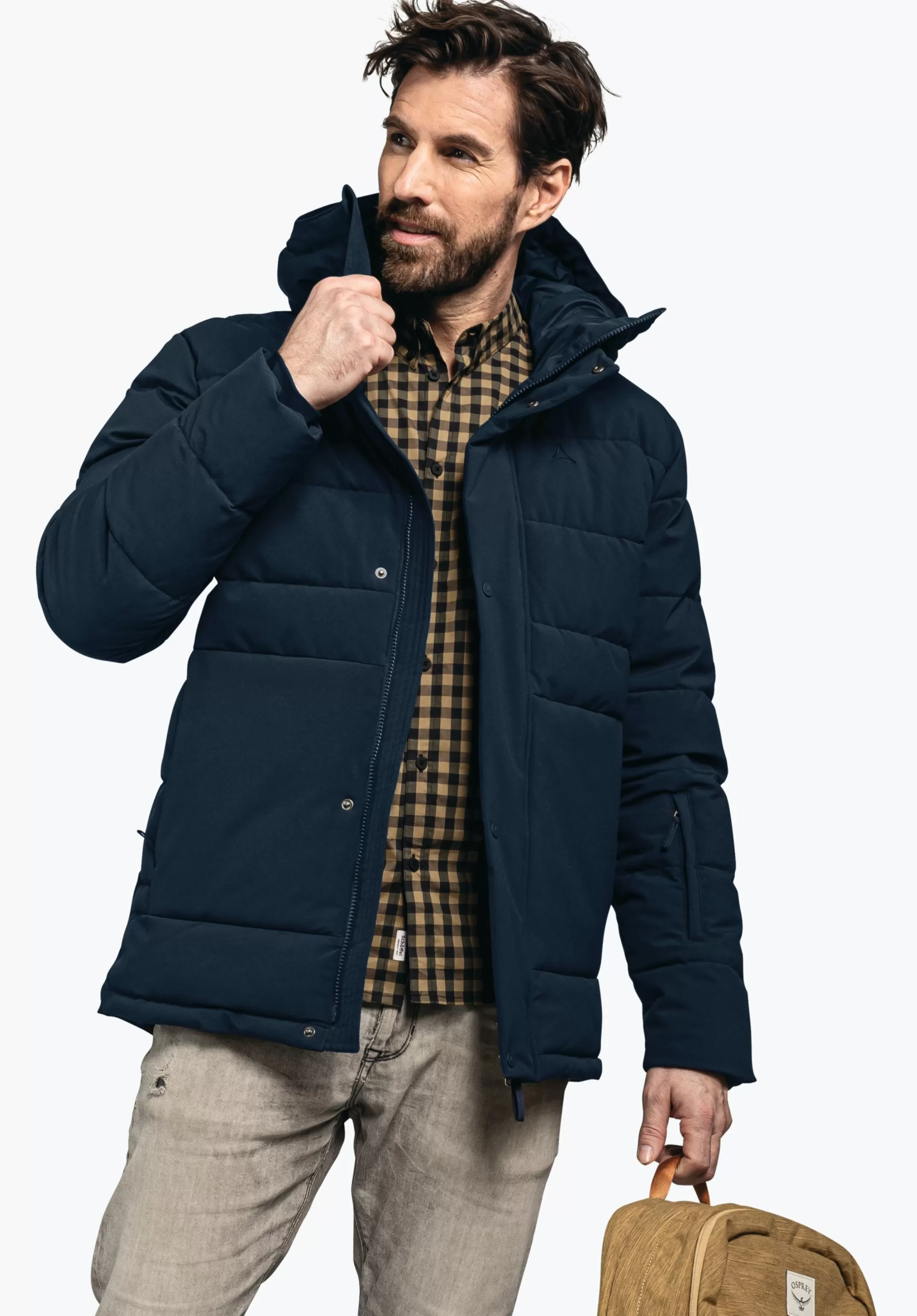 SCHÖFFEL Veste élégante avec garniture recyclée