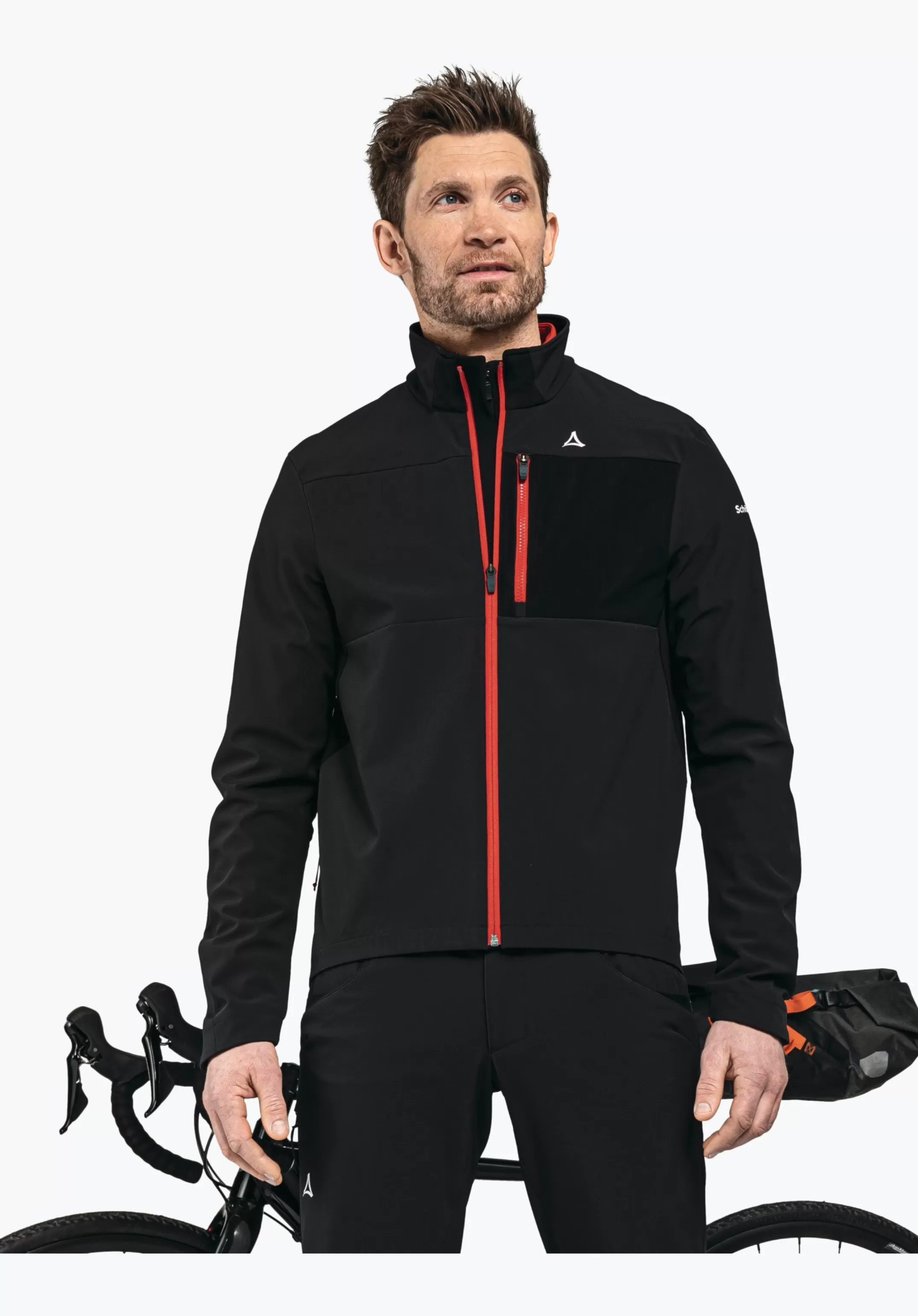 SCHÖFFEL Veste softshell vélo mélange mat.